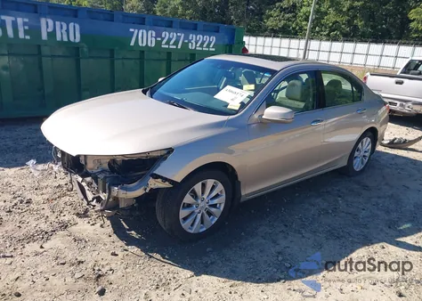 2013 Honda Accord Ex-L V-6 z USA, uszkodzony, nr VIN 1HGCR3F82DA038638